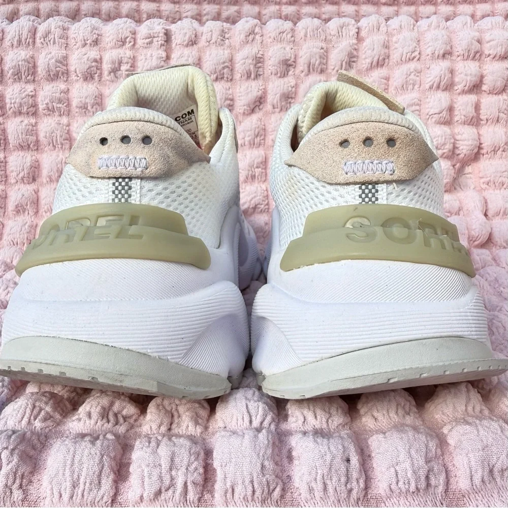 Sorel Kinetic RNEGD Lace Sneakers - White/Light Dove - Women’s 6.5 - Picture 6 of 9